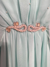 Vintage Mint Green Evening Dress Maxi Dress
