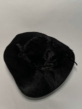 Vintage 1940s Black Fur Felt Abstract Hat Sequin Pine Cone By Doree