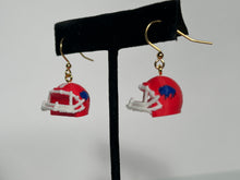 Retro Red 3D Buffalo Helmet Earrings