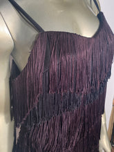 1970s Layered Black Fringe GoGo Dress Flapper Costume