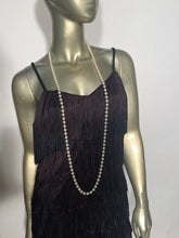 1970s Layered Black Fringe GoGo Dress Flapper Costume