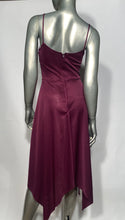 70s Purple Disco Dance Dress With Handkerchief Bottom Size XS