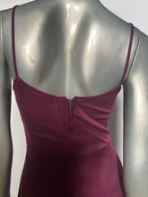 70s Purple Disco Dance Dress With Handkerchief Bottom Size XS