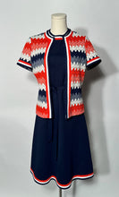 1970s Knitted 3 Piece Dress & Jacket