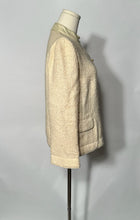 1960s Sills Cream Boucle Suit Bonnie Cashin Designs Coach Wool With Leather Trim