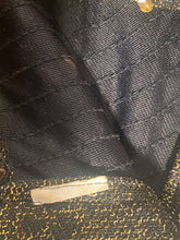 1970s Fully Sequined High Neck Chevron Maxi Dress