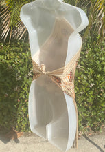 Custom Echo Silk Halter Top With Leather Fringe
