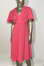 1970s Barbie Pink Jeweled Disco Dress