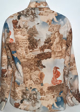 Chemise Et Cie Vintage Men's Scenic Disco Shirt Size Large