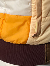 1970s Aspen Burnt Orange Cream Vest Size Junior Medium