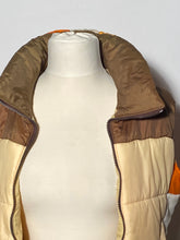 1970s Aspen Burnt Orange Cream Vest Size Junior Medium