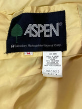1970s Aspen Burnt Orange Cream Vest Size Junior Medium