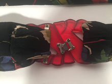Vintage 1930s - 1940s Bakelite Belt Buckle Cherry Red