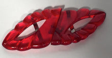 Vintage 1930s - 1940s Bakelite Belt Buckle Cherry Red
