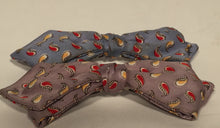 Vintage  1950s Men's Spiegler NY Clip On Bow Ties - Set Of 2 Paisley