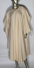 1970s Spring Virgin Wool Hooded Cream Poncho Cape By Also Gordon