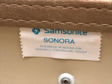 Vintage Samsonite Sanora Tan Soft Shoulder Travel Accessories Tote