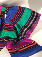 Colorful Striped Bow Neck Scarf Pin Back By Liz Claiborne Accessories