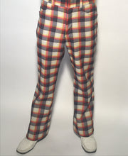 Late 1960s Vintage Men's Plaid Golf Pants Size 32" Waist