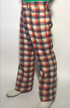 Late 1960s Vintage Men's Plaid Golf Pants Size 32" Waist