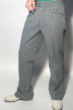 Vintage Men's Golf Black and White Houndstooth Polyester Pants Size 32" Waist