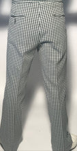 Vintage Men's Golf Black and White Houndstooth Polyester Pants Size 32" Waist