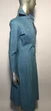 Late 1970s - Early 80s Foxmoor Denim Long Jean Dress Made In The USA Sz 7