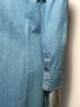 Late 1970s - Early 80s Foxmoor Denim Long Jean Dress Made In The USA Sz 7