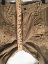 1970s Men's Tall Vintage Hands Off Light Brown Cotton Flare Pants 31" x 33"