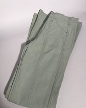 Deadstock Vintage 1970s Levis Light Green Bellbottom Jeans Extra Tall 34" x 38"