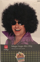 Smiffys Mega Huge Afro - Black Wig Halloween Disco Costume New In Box