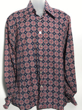 Rags Abstract 1970s Disco Shirt Size Extra Large Rental XL944