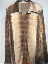 1970s Geno Ostro Men's Disco Shirt Size Large RENTAL L845