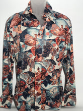 Vintage 1970s Men's Disco Shirt Size Large RENTAL L821