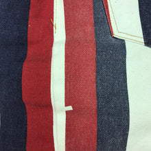 Hip Hop Brand Red White & Blue Long Denim Unisex Shorts 30"W