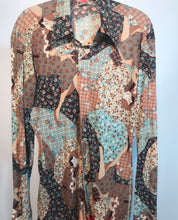 Men's Polyester Californian Disco Shirt Size Medium
