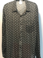 1970s Jantzen Fish Scale Mens Disco Shirt Size Large