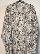 1970s Studio One Circular Men's Disco Shirt Size Large RENTAL L986