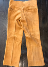 Mens Brown Suede Leather Rocker Pants 34" x 29"