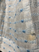 1950s Blue Swiss Polka Dot Full Skirted Halter Prom Dress Size Extra Small
