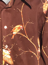 Vintage 1970s Men's Disco Bird Shirt Extra Large RENTAL XL925