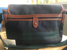 Deadstock Vintage 1980s Black Watch Plaid Ralph Lauren Polo Cross Body Bag