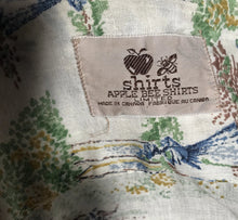 Vintage Apple Bee Men's Disco Victorian Scene Shirt Extra Large RENTAL