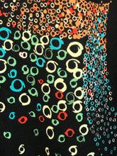 Men's Polyester 1970s Disco Shirt Size Small - Circles RENTAL S837