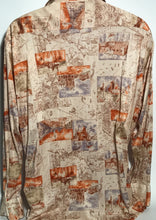 Whitehall Venice Scenic Men's Disco Shirt Size Extra Large