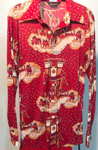 Men's Focus Career Club Polyester Disco Shirt Size Medium RENTAL M984