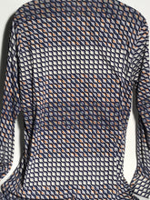 Vintage 1970s Men's Abstract Circles Disco Shirt Extra Large RENTAL