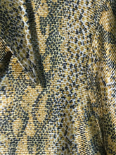 Mens Lizard Print Disco 1970s Shirt Size Medium By Mach II RENTAL M990