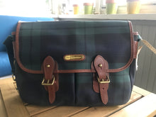 Deadstock Vintage 1980s Black Watch Plaid Ralph Lauren Polo Cross Body Bag