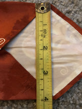 1950s Men's Rayon Paisley Swirled Hand Screened 4" Wide Fat Neck Tie